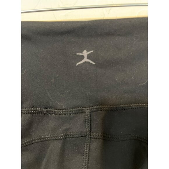 Danskin Sz L Bike Shorts Black Stretch Workout Gear - Picture 4 of 7